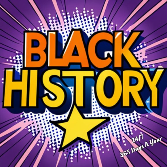 Black History 24/7 Coasters Pulp Board 4 x 4 (Set of 2) - Picture 2 of 4